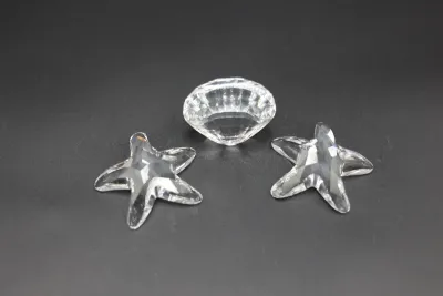 Swarovski Crystal Clam Shell & Starfish Figurines