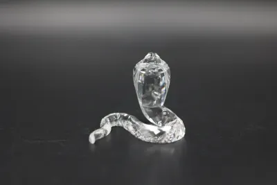 Swarovski Crystal Cobra Snake Figurine