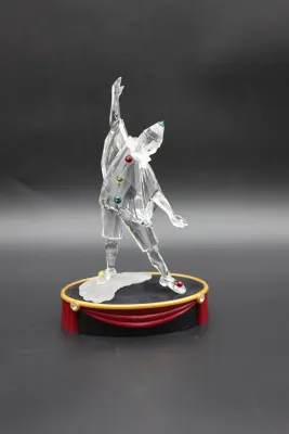 Swarovski SCS Harlequin Masquerade Crystal Figurine with Display Stand