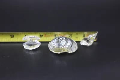 Swarovski Crystal Seashell Figurines