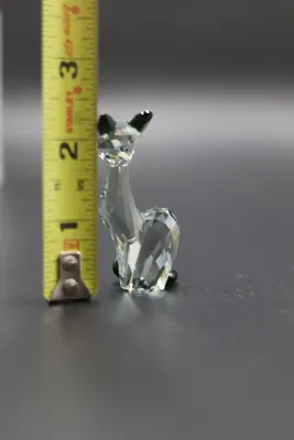 Swarovski Crystal Cat Figurine with Original Box