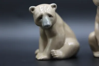 Lladró Porcelain Bear Figurines