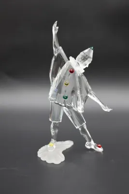 Swarovski SCS Harlequin Masquerade Crystal Figurine with Display Stand