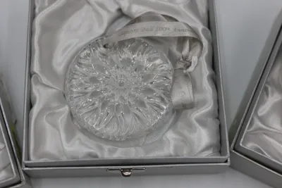 Waterford Crystal Wishes Snowflake Ornaments