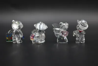 Swarovski Kris Bear Crystal Figurines International Collection – Lot of 4