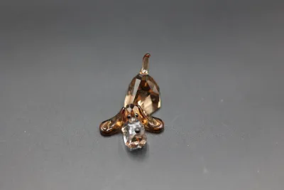 Swarovski Lovlots Peppino Basset Hound Crystal Figurine with Box