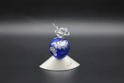 Swarovski Crystal Planet 2000 Peace Dove Globe