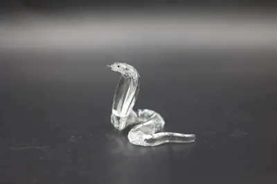 Swarovski Crystal Cobra Snake Figurine