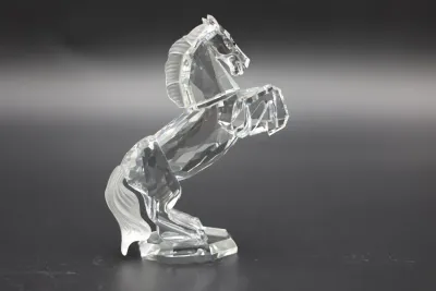 Swarovski Crystal White Rearing Stallion Horse Figurine