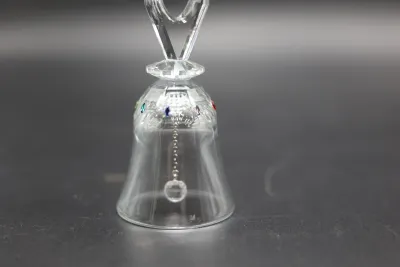 Swarovski Solaris Crystal Bell with Multicolor Accents