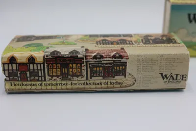 2 Wade Whimsey-on-Why Porcelain Miniature Village Sets – One Factory Sealed