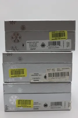 Waterford Crystal Wishes Snowflake Ornaments