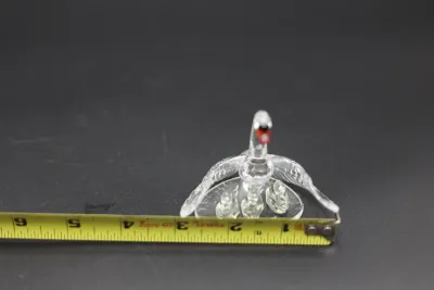 Swarovski Crystal Swan Family with Three Cygnets