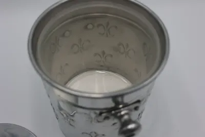 Fleur-de-Lis Ice Bucket, Slate Coasters & Bottle Opener