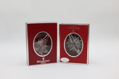 Waterford Crystal Annual Snow Star Ornaments – 2008 & 2011 – Boxed