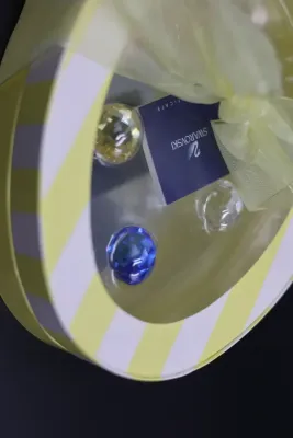 Swarovski Crystal Easter Egg Set in Original Presentation Box