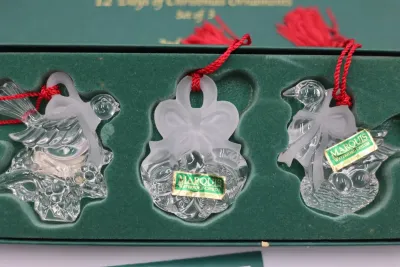 Marquis by Waterford 12 Days of Christmas Crystal Ornaments