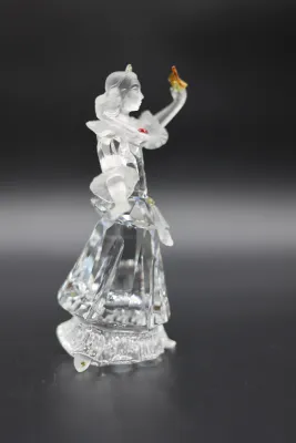 Swarovski SCS Columbine Masquerade Crystal Figurine with Display Stand