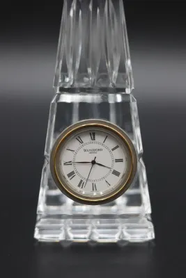 Waterford Crystal Obelisk Desk Clock