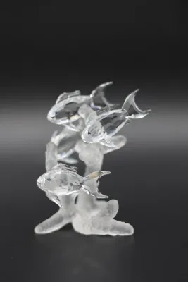 Swarovski Crystal Three South Sea Fish on Coral