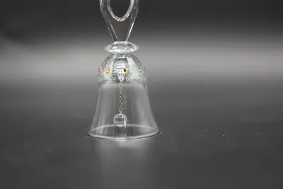 Swarovski Solaris Crystal Bell with Multicolor Accents