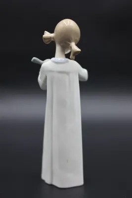 Lladró Girl with Candle Porcelain Figurine