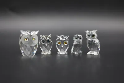 Swarovski Crystal Owl Figurines – Collection of 5 Retired Owls
