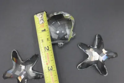 Swarovski Crystal Clam Shell & Starfish Figurines