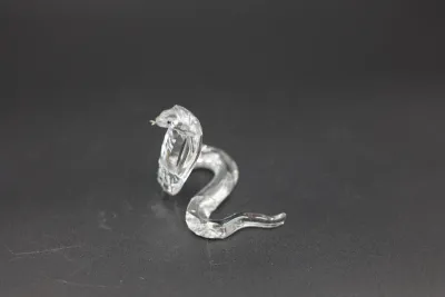Swarovski Crystal Cobra Snake Figurine