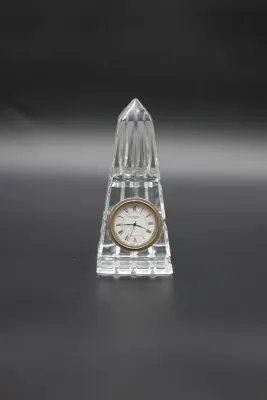 Waterford Crystal Obelisk Desk Clock