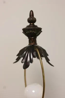 Traditional Ornate Metal Torchiere Floor Lamp