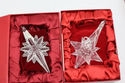 Waterford Crystal Annual Snow Star Ornaments – 2008 & 2011 – Boxed