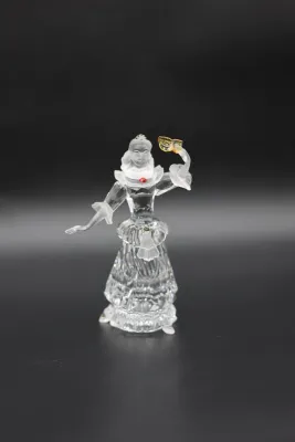 Swarovski SCS Columbine Masquerade Crystal Figurine with Display Stand