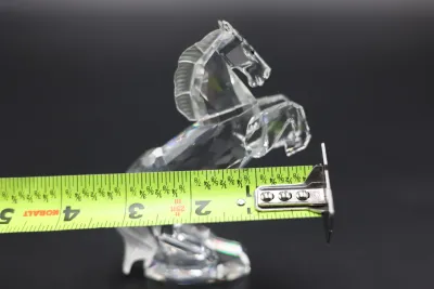 Swarovski Crystal White Rearing Stallion Horse Figurine