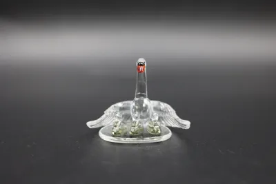 Swarovski Crystal Swan Family with Three Cygnets