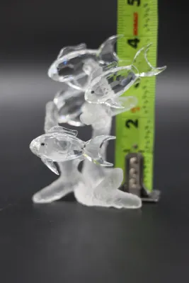 Swarovski Crystal Three South Sea Fish on Coral