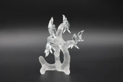 Swarovski Crystal Three South Sea Fish on Coral