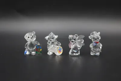 Swarovski Kris Bear Crystal Figurines International Collection – Lot of 4