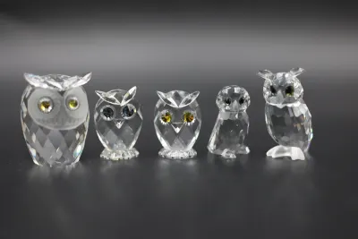 Swarovski Crystal Owl Figurines – Collection of 5 Retired Owls