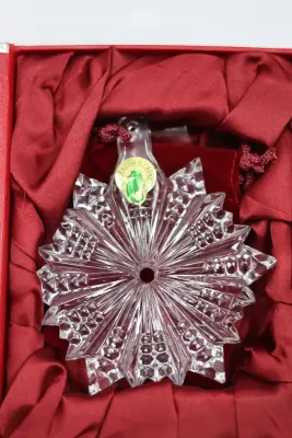 Waterford Crystal 2012 Christmas Ornaments – Set of 3 Boxed