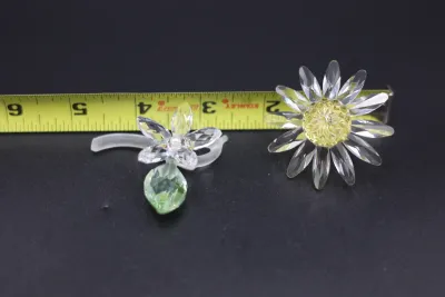 Swarovski Crystal Jasmine & Daisy Flower Figurines