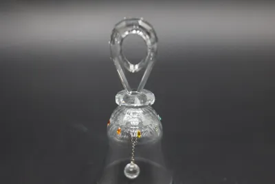 Swarovski Solaris Crystal Bell with Multicolor Accents