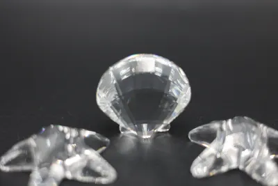 Swarovski Crystal Clam Shell & Starfish Figurines