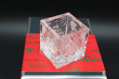 Waterford Crystal Happy Holidays Christmas Tree Votive