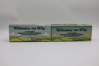 2 Wade Whimsey-on-Why Porcelain Miniature Village Sets – One Factory Sealed