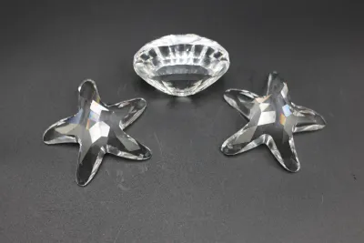 Swarovski Crystal Clam Shell & Starfish Figurines