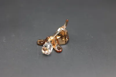 Swarovski Lovlots Peppino Basset Hound Crystal Figurine with Box