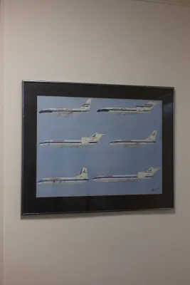 1982 Signed Limited Edition Piedmont Airlines Aircraft Fleet Print 204/500