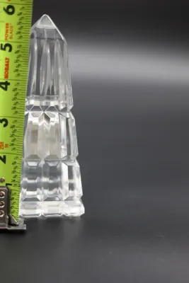 Waterford Crystal Obelisk Desk Clock