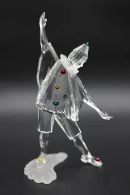 Swarovski SCS Harlequin Masquerade Crystal Figurine with Display Stand